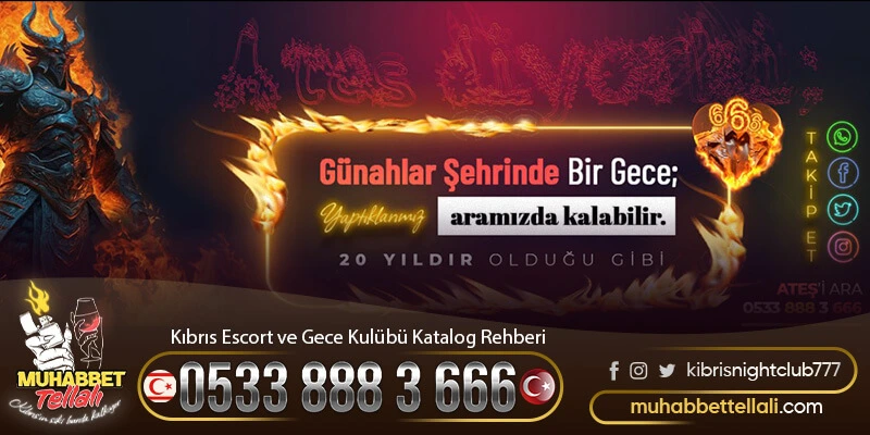 Kıbrıs VIP Partner ve Gece Kulübü Katalog Rehberi: 2026